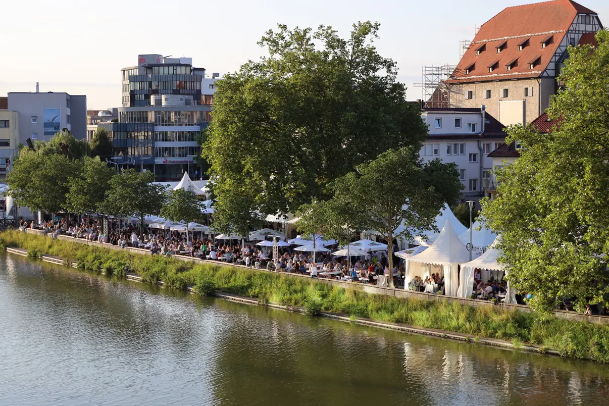 Schlemmen am See 2026 in Böblingen – Impression vom VIP-Zelt am Seeufer